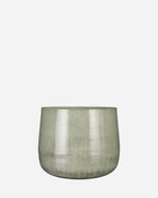 Grande Vaso in Metallo Grigio Chiaro per Piante – Design Industriale Moderno-Plant Pot-Lema Nova-Lema Nova