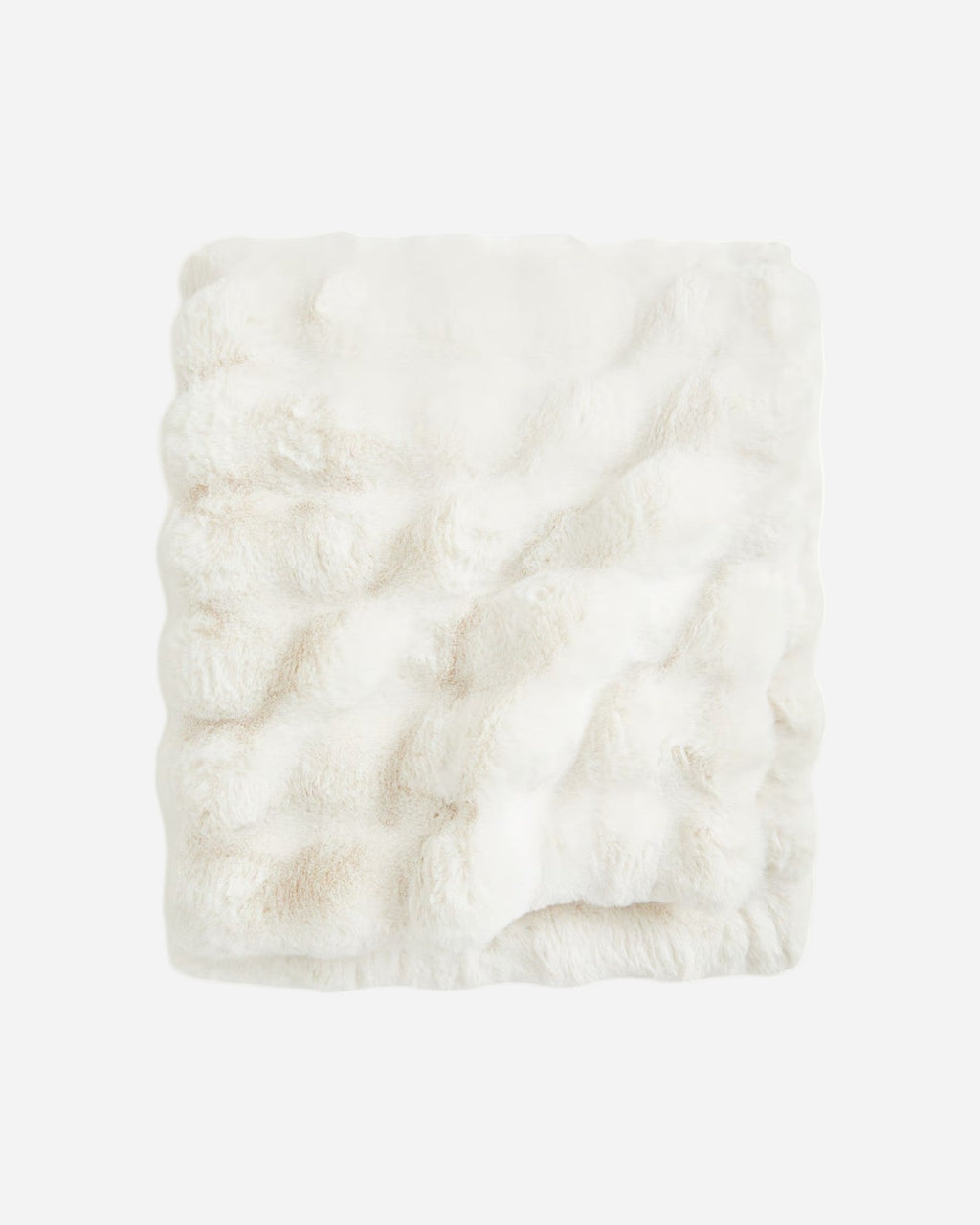 Plaid Fluffy con Struttura – Morbida Coperta in Fleece Bianca e Calda-Blankets-Lema Nova-Bianco-Lema Nova