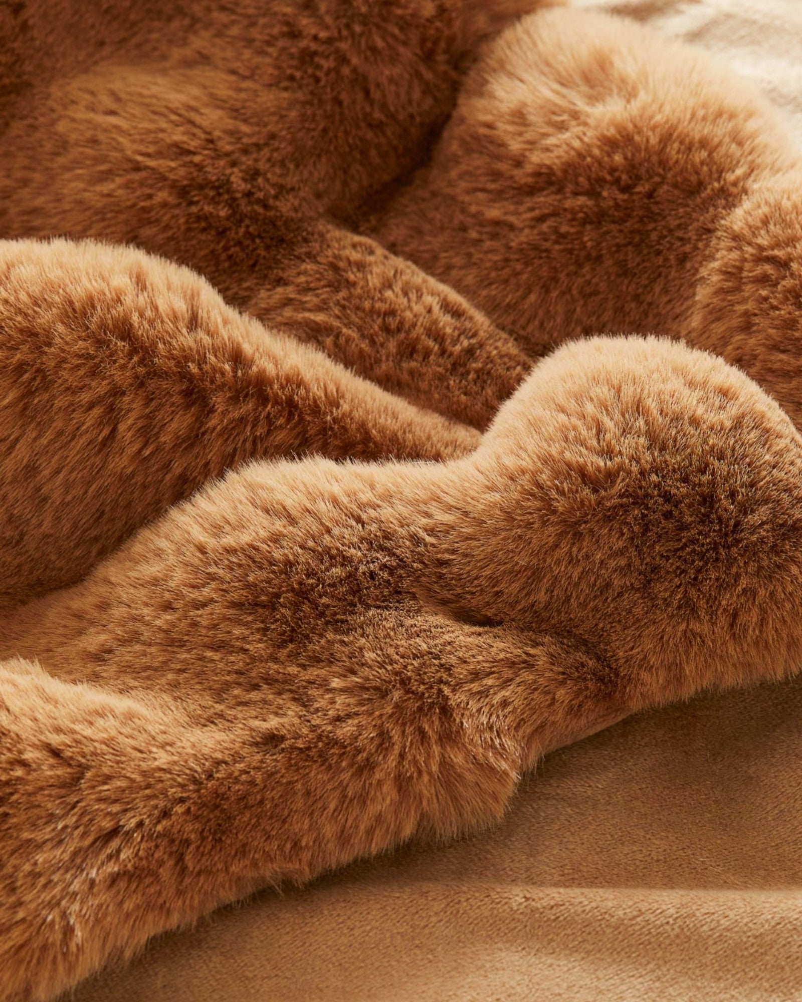 Plaid Morbido con Struttura – Coperta in Pile Marrone-Fleece Dekens-Lema Nova-Lema Nova