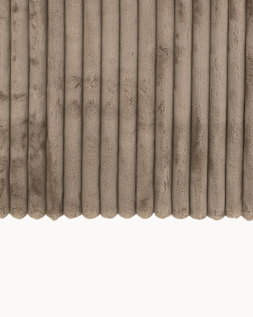 Tortora Plaid in Velluto a Coste – Plaid in Misto Cotone/Lino/Poliestere-Plush Blankets-Lema Nova-Lema Nova