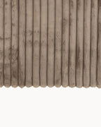 Tortora Plaid in Velluto a Coste – Plaid in Misto Cotone/Lino/Poliestere-Plush Blankets-Lema Nova-Lema Nova