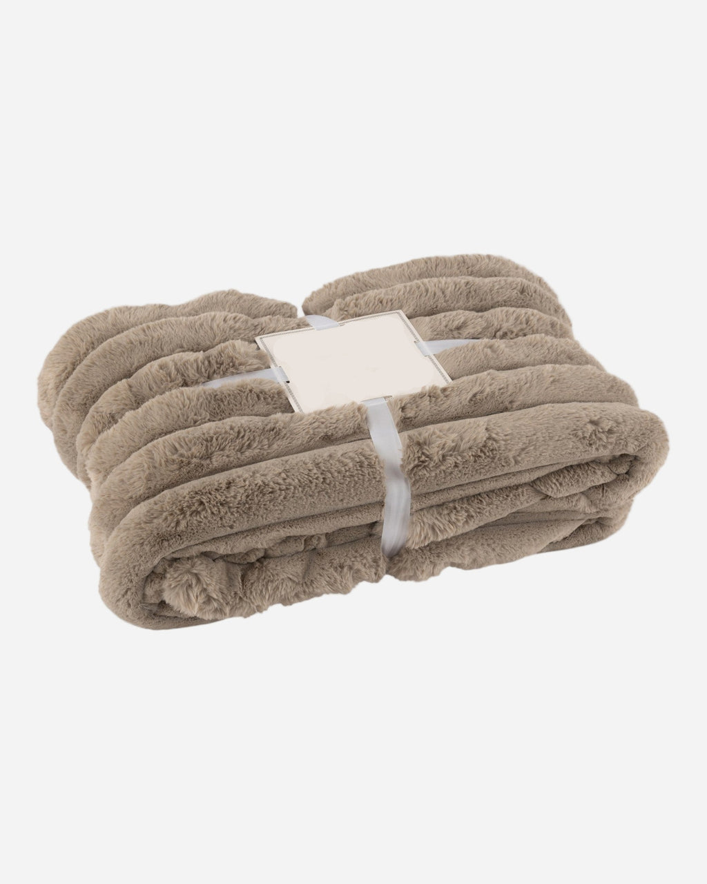 Tortora Plaid in Velluto a Coste – Plaid in Misto Cotone/Lino/Poliestere-Plush Blankets-Lema Nova-Lema Nova