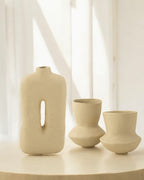 Vaso Quadrato in Carta Mache per Piante – Colore Naturale-Vase-Lema Nova-Lema Nova