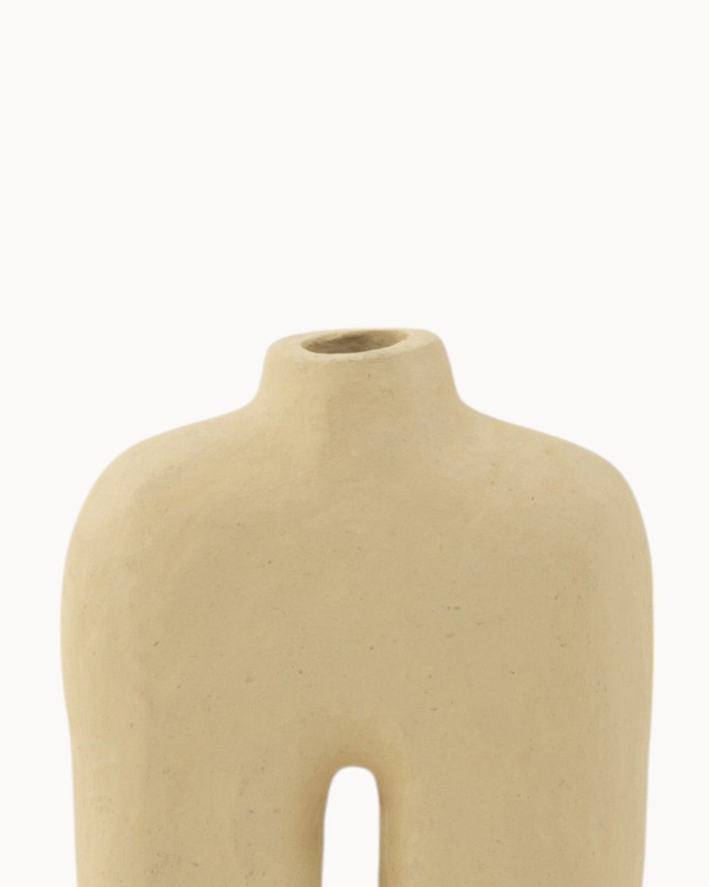 Vaso Quadrato in Carta Mache per Piante – Colore Naturale-Vase-Lema Nova-Lema Nova