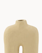 Vaso Quadrato in Carta Mache per Piante – Colore Naturale-Vase-Lema Nova-Lema Nova