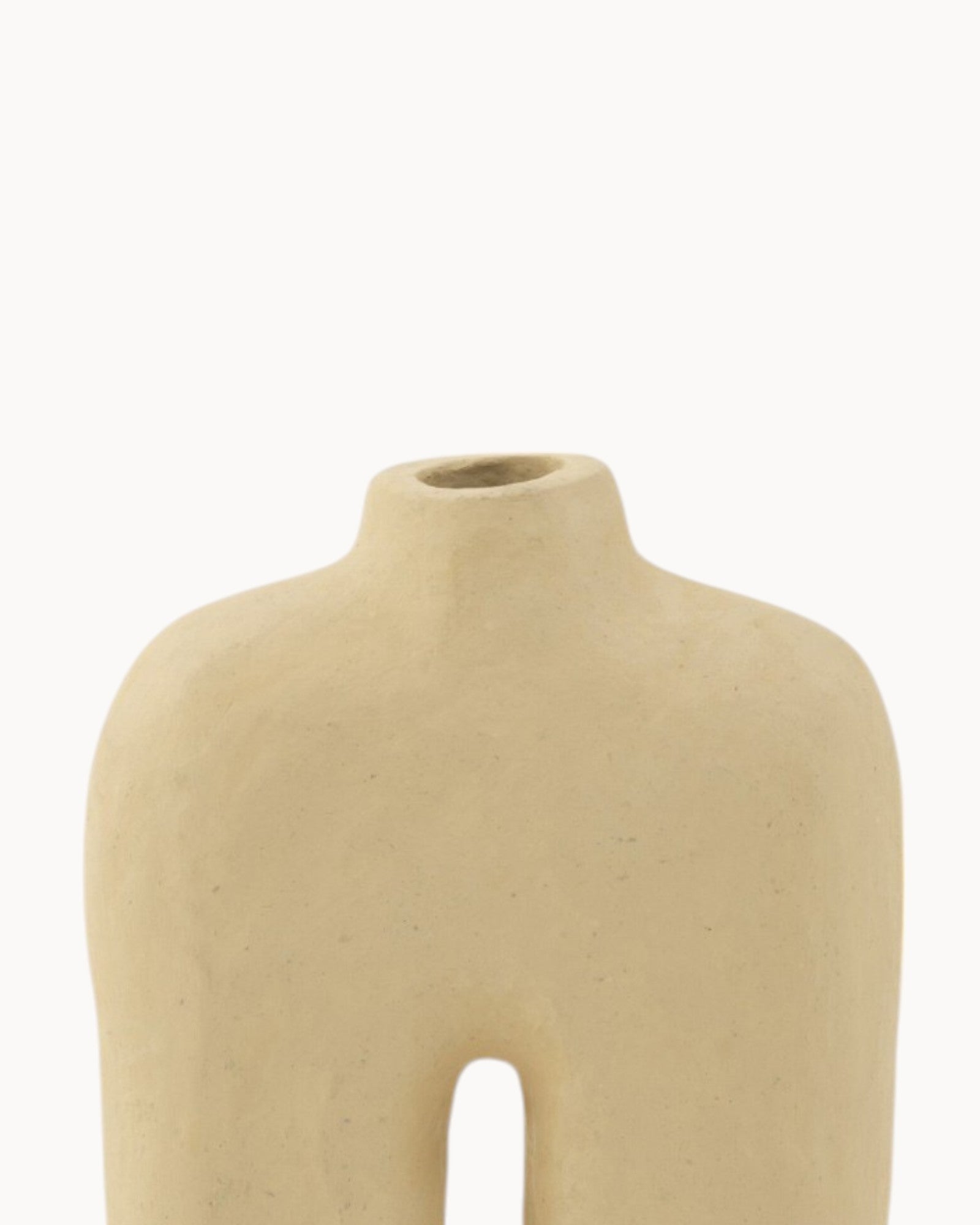 Vaso Quadrato in Carta Mache per Piante – Colore Naturale-Vase-Lema Nova-Lema Nova